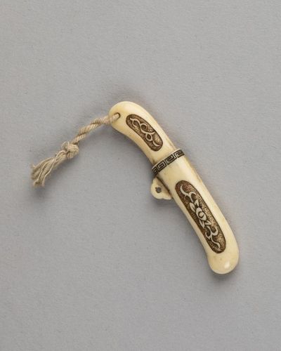 Miniature knife (Tantô), Japan Edo (1603 - 1868) 19th century.
