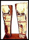 Two Large Sarcophagus Panels W/Display! 350BC