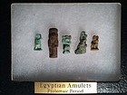 Collection of Five Egyptian Amulets!  600 BC!