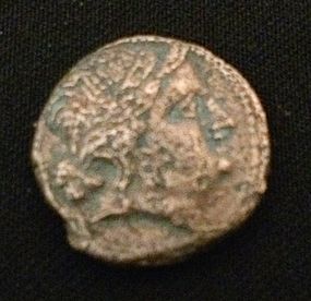 Ancient Greek Bronze Coin! Ca. 300 B.C.