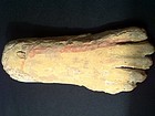Large Egyptian Wooden Foot From a Statue! Late Period