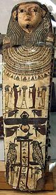 Beautiful Large Egyptian Coffin Lid!