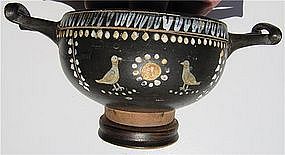 Splendid Gnathian Greek Kylix - 4th Century B.C.