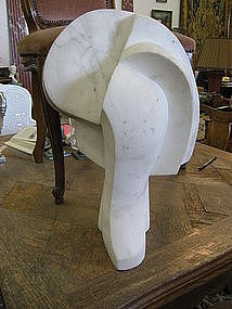 Marble Sculpture in the style of Brancusi