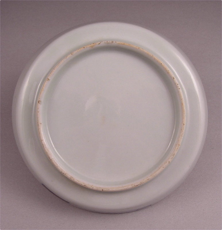 Nice Japanese Imari Porcelain Dish Fuji Mtn 19c