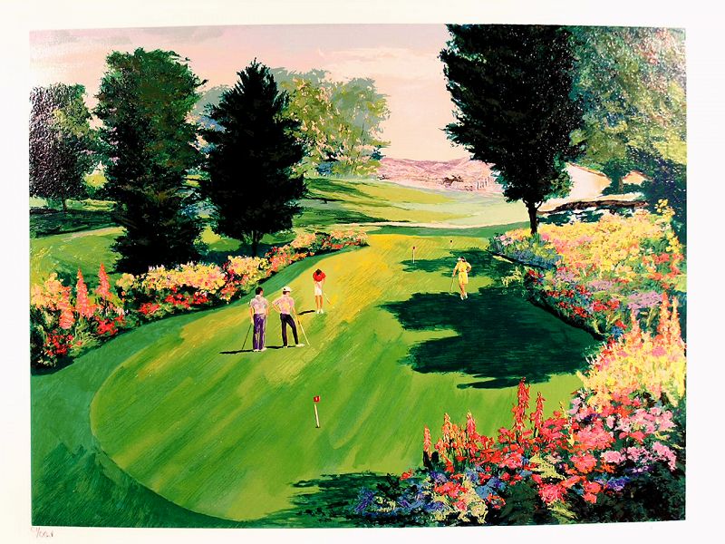 Serigraph by Mark King, Putting Green, Golf II, S/N
