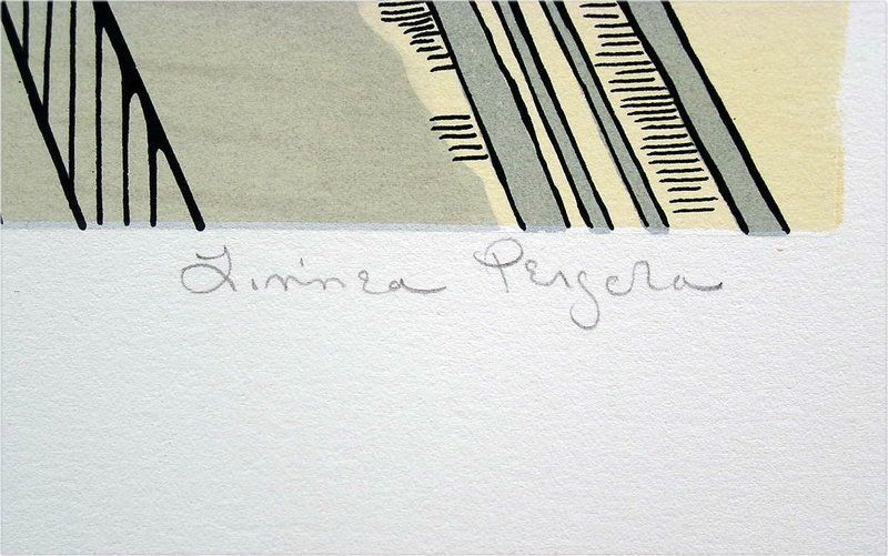 Original Serigraph by Linnea Pergola, London, Limited Edition
