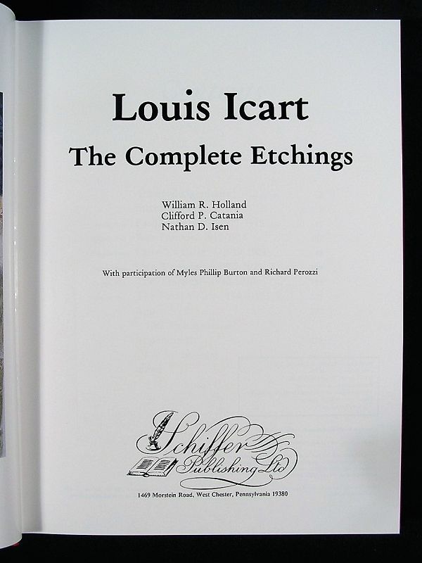 Louis Icart, The Complete Etchings, Brand New Book, Never been Used
