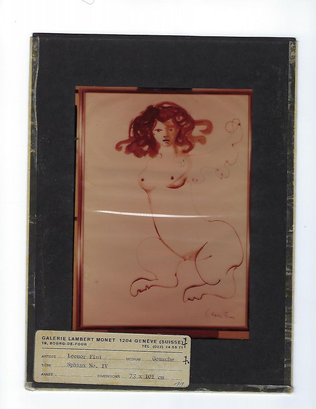 Rare Color Transparency Collection of Leonor Fini's Works