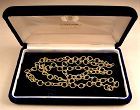 Amazingly Fine 18K Gold Chain Necklace intricately crafted
