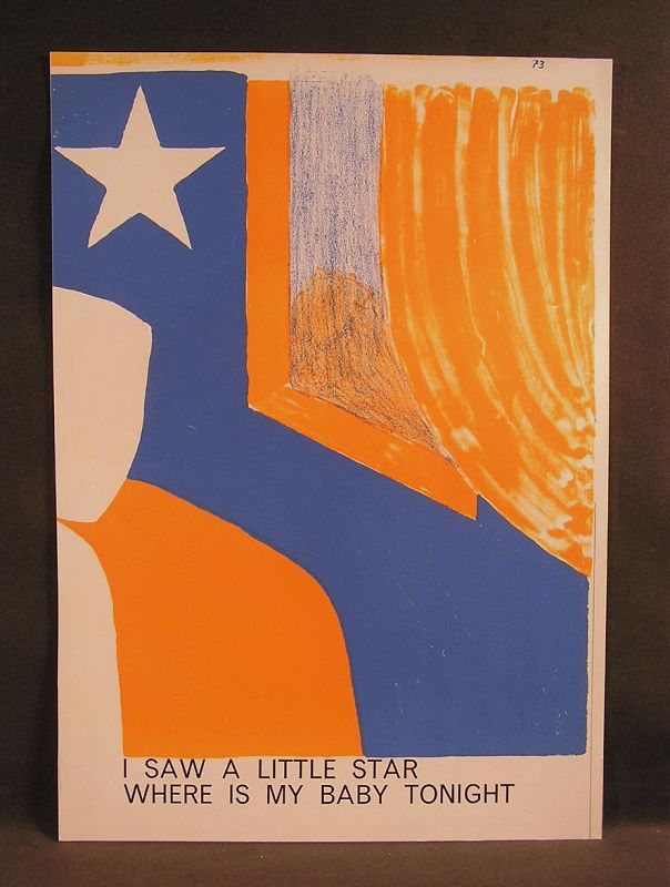 Original Lithograph by Karel Appell #73 from 1 cent Life Book
