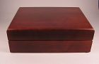 Finely Crafted Mahogany Cigar Humidor Box by Beckett 1999