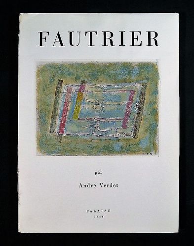 Rare Jean Fautrier's Portfolio Book 1958, 20 works