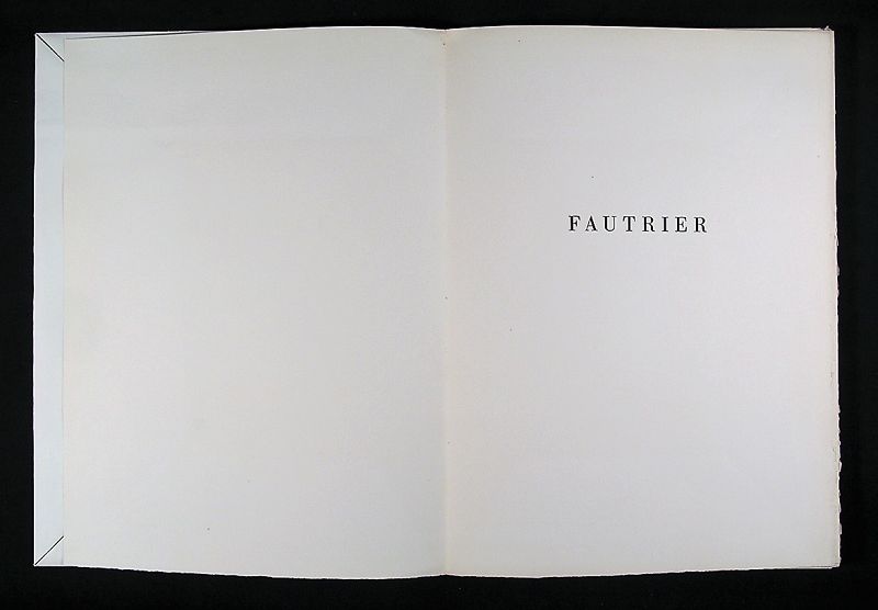 Rare Jean Fautrier's Portfolio Book 1958, 20 works