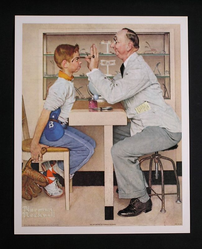 Norman Rockwell Lithograph Collection No.4, Set of 4 pcs