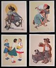 Norman Rockwell Lithograph Collection No.5, Set of 4 pcs