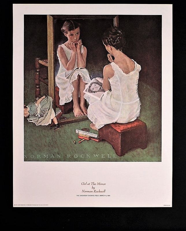 Norman Rockwell Lithograph Collection No.7, Set of 4 pcs