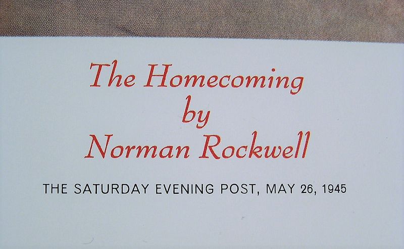 Norman Rockwell Lithograph Collection No.8, Set of 2 pcs