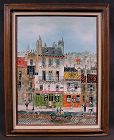 Original Mixed Media Work by Robert Scott, Signed, Framed.