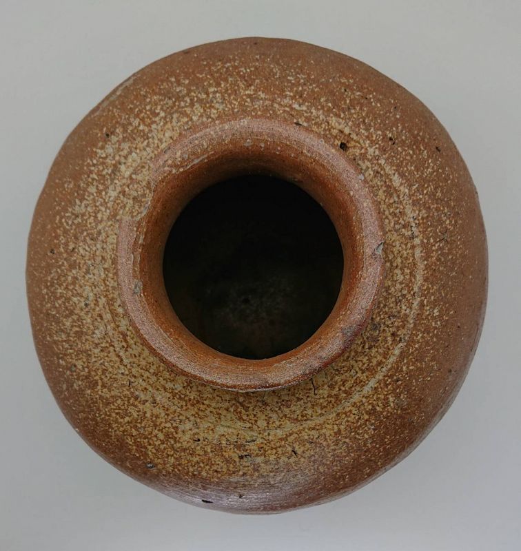Rare Japanese Shigaraki Vase from 17c