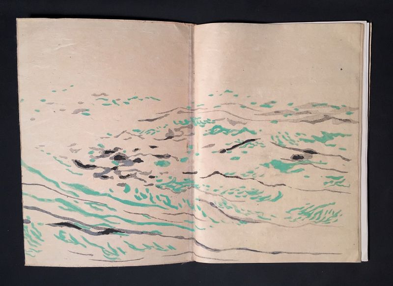 Very Rare Japanese Meiji Master Art Works Collections Book