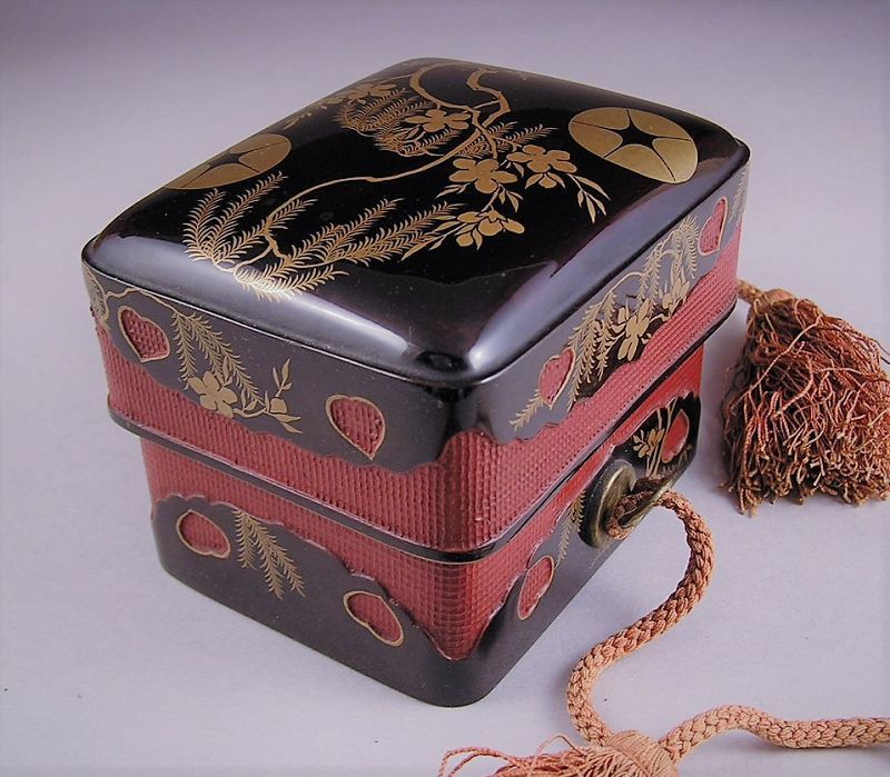 Amazingly Fine Rare Japanese Makie Kobako, 19c