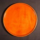 Beautiful Japanese Lacquer Tray, Shunkei Nuri