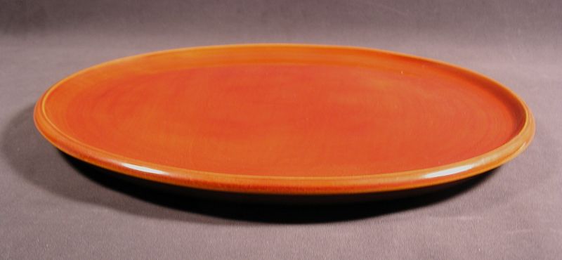 Beautiful Japanese Lacquer Tray, Shunkei Nuri