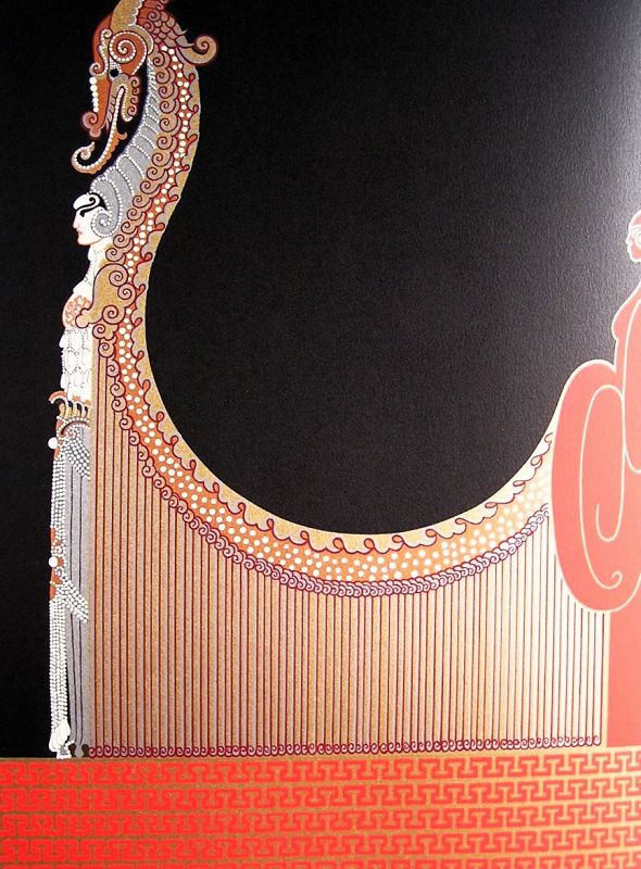 Original Serigraph by Erte, Alladin and His Bride, Limited Edition