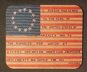 Mouse Pad for Patriot's Gift, America's glory