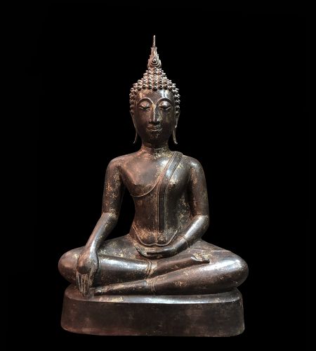A Fine Bronze Buddha Sakyamuni Figure, Thailand Early 19th Century