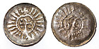 Rare medieval / Viking denaro, denar pfennig, 900 AD!!