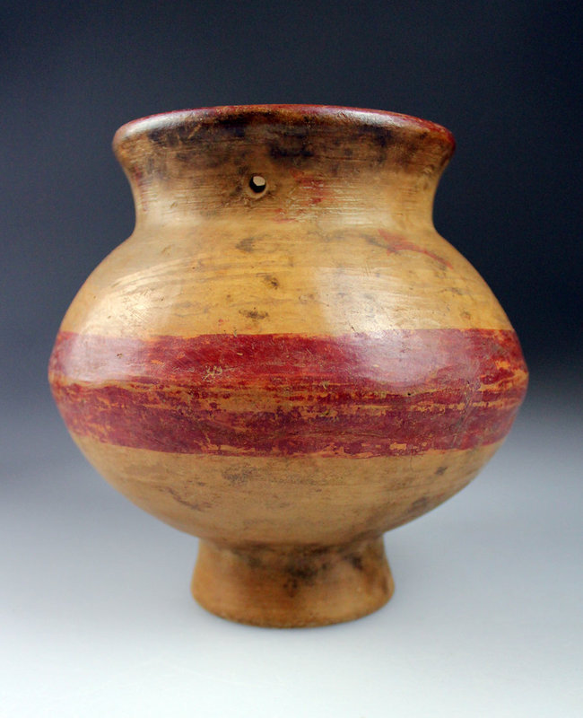 Pre-columbian Narino painted pottery vessel!