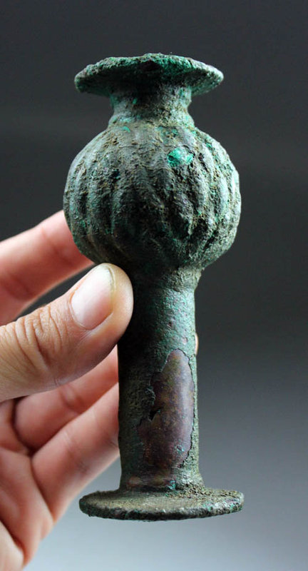 Rare Luristan bronze mace head, 2nd. millenium BC
