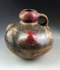 Very attractive Larger pre-Columbian vessel with handle - Peru?