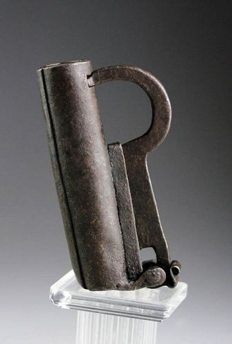 A rare 17th. century European Padlock - gem!