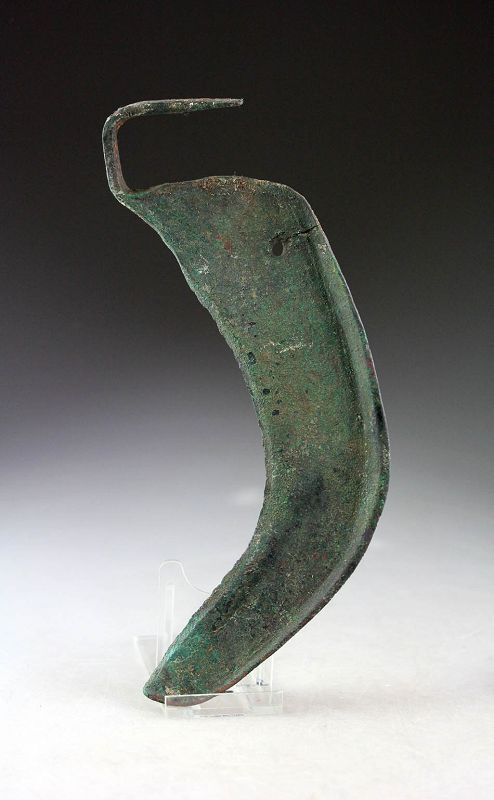 A bronzeage bronze Scythe, Ancient Near East, 2nd.-1st. mill. BC!
