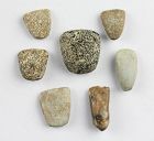 7 Egyptian Pre-Dynastic stone axes & tools, 5th.-3rd. mill. BC