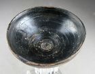 Scarce Black Glazed ware w Rosette, Italy, 3rd - 2nd cent. B.C.