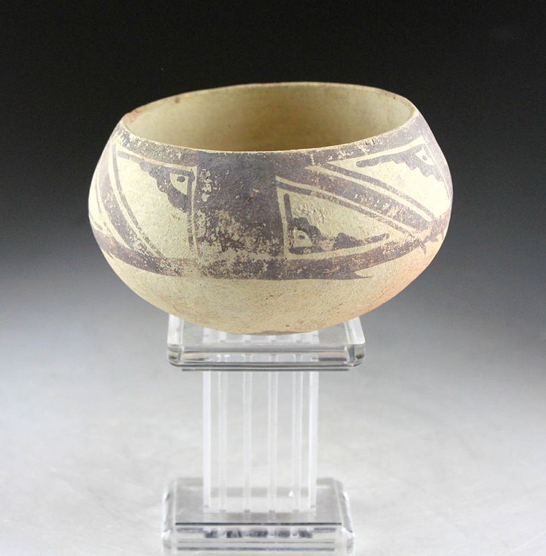 Nice larger Pre-columbian pottery bowl, Chancay Culture!