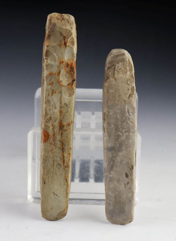 A pair of Danish neolithic chisels, Daggertime - 2200-2000 BC