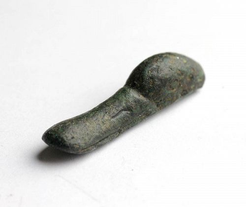 Interesting bronze head of duck, Egypt, 2nd.-1st. mill. BC