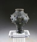 Rare ancient bronze knobbed macehead,  ca. early 1st. mill. BC