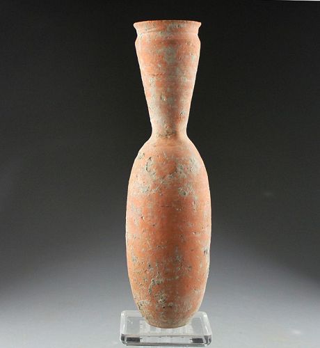 Large Roman Terracotta pottery flask, North Africa, c. 3rd - 4th Cent.