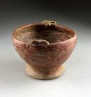 Choice Quimbaya pottery zoomorphic vessel, 7th.-14th. cent. AD