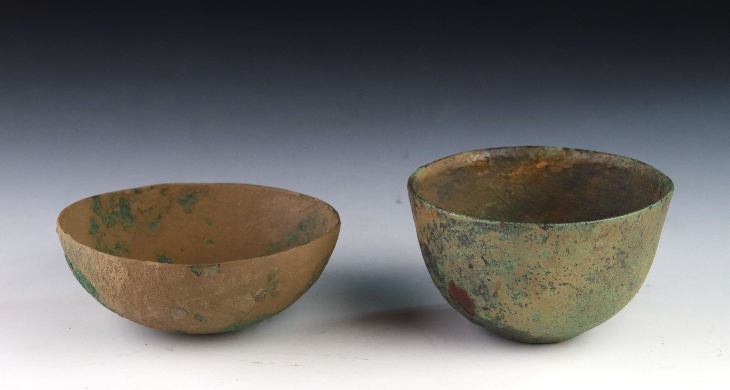 Western-Central Asia, Bactrian Bronze Bowl &amp; Cup, 2nd. mill BC