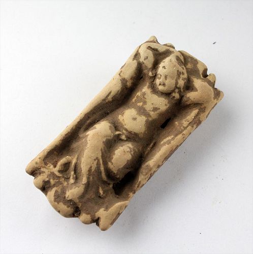 Greek votive figurine of infant deity in cradle, 3rd.-2nd. cent.BC