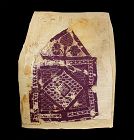 Very large early Byzantine house decoration from linen shawl!