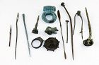 Lot of 13 interesting Roman bronze items, 1st.-3rd. cent. AD