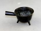 Lovely Early European bronze skillet, ca. 15th.-16th.  cent.